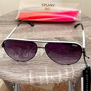 Quay Australia High Key Rivit Sunglasses